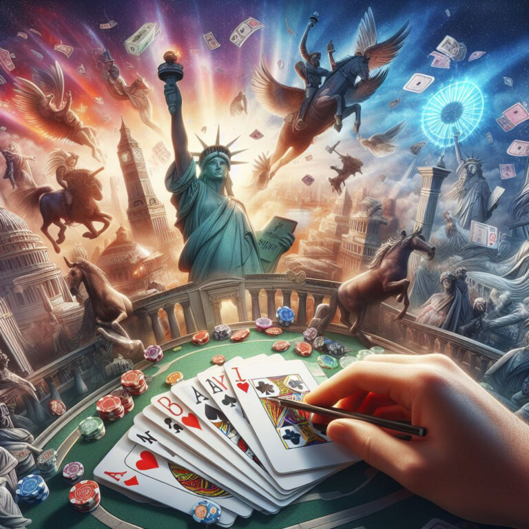 A visual representation of Let It Ride poker cards showcasing winning hands.