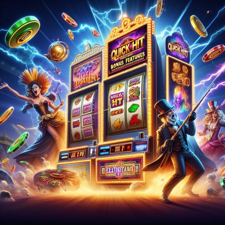 Discover the thrill of Quick Hit slots with 8 exciting bonus features for an electrifying gaming experience."